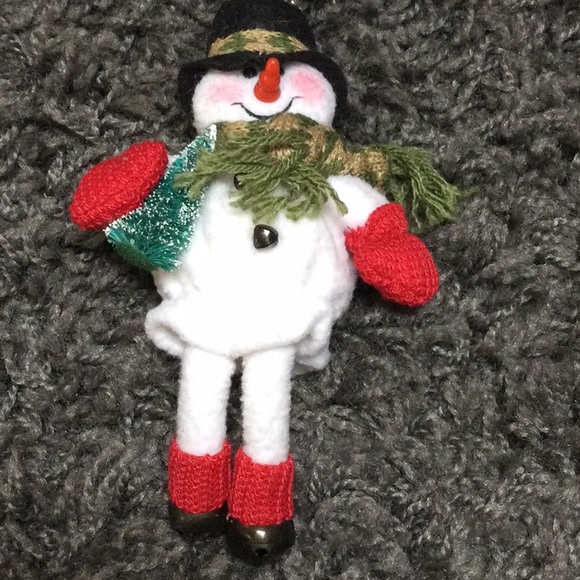 NWT Christmas holiday snowman decorations ornaments bag wine bottle cover - Picture 9 of 14